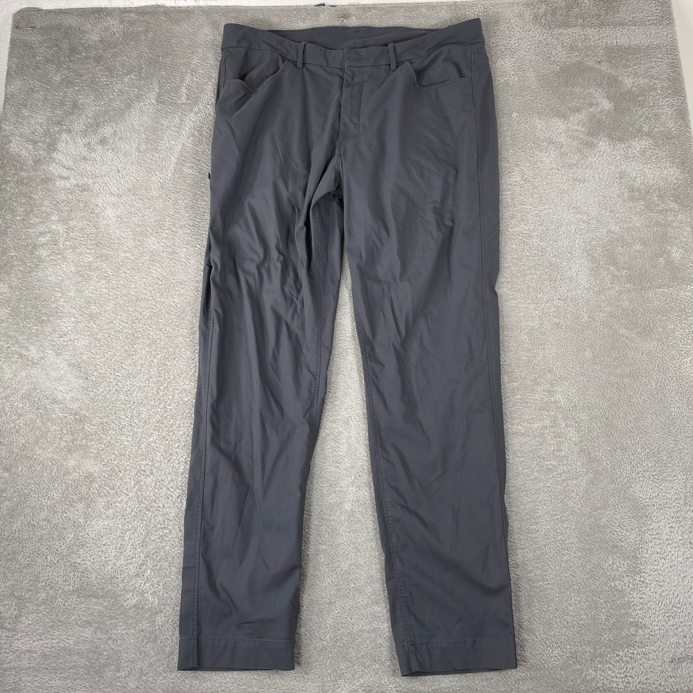 Kit And Ace Navigator Pants Mens 38 Grey Tech Stretch Commuter Outdoor Trouser